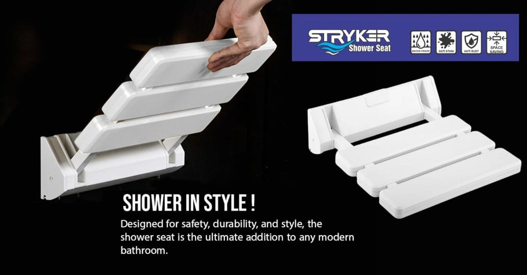 Shower Seat Wallmount, Bathroom Seat, Bench Shower Folding Seat Bath bathroom Stool Chairs