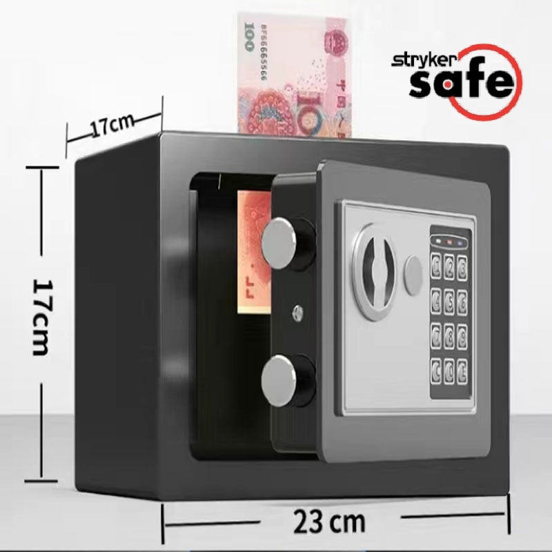 Digital Cash Safe, Best Home Safe in Pakistan, Digital Safe Box Household Money Mini Safes Small Steel Bank Safety Security Box Keep Cash Jewelry Or Document Securely With Key