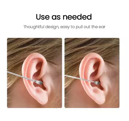 6pcs/set Ear Cleaner Wax Removal Stainless Steel Ear Wax Pickers Ear Cleaning Tools Spoon Earwax Remover Beauty Health Earpick